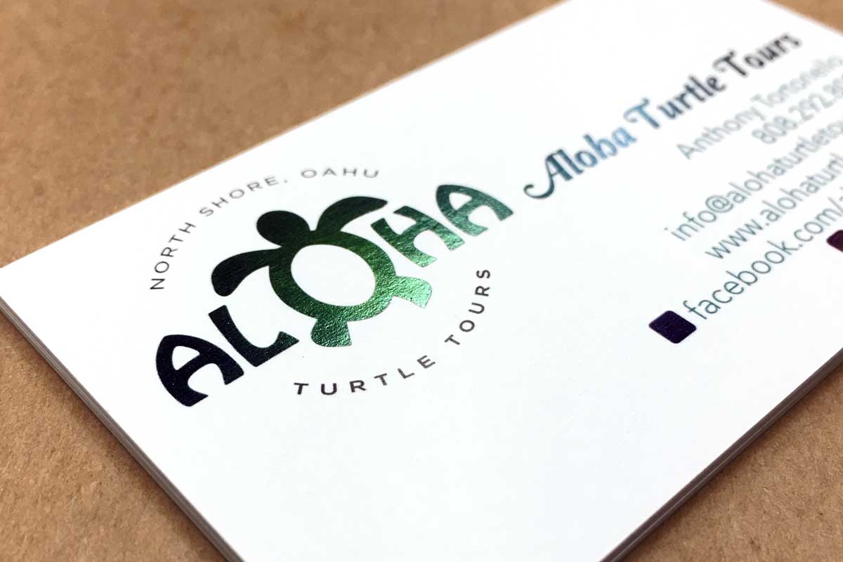 Aloha Turtle Tours business card 2017-02