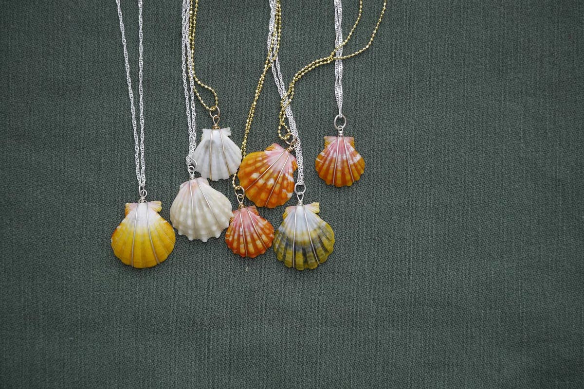 sunrise shell pendants jewelry
